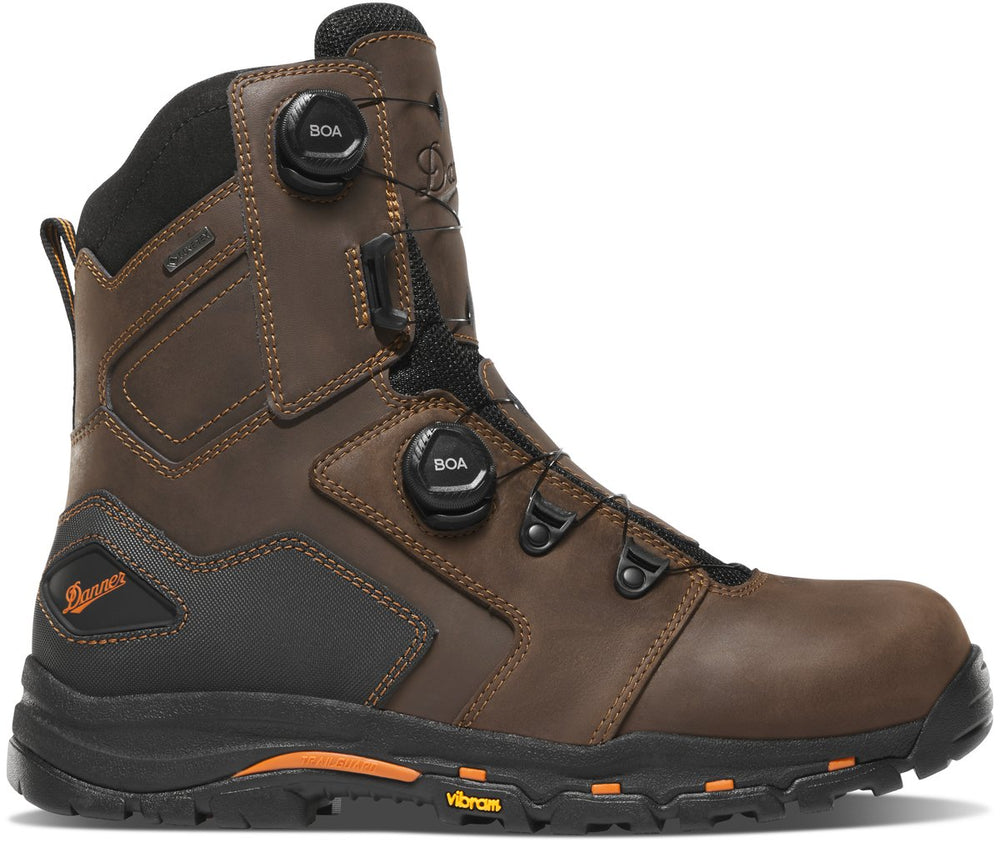 Vicious BOA 8" Brown/Orange Composite Toe (NMT) / Danner