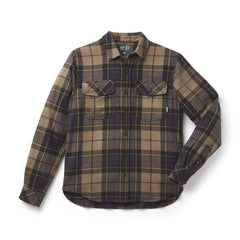 Cedar Mill Cotton Flannel Shirt Navy/Olive Tartan Plaid / Danner
