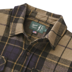 Cedar Mill Cotton Flannel Shirt Navy/Olive Tartan Plaid / Danner