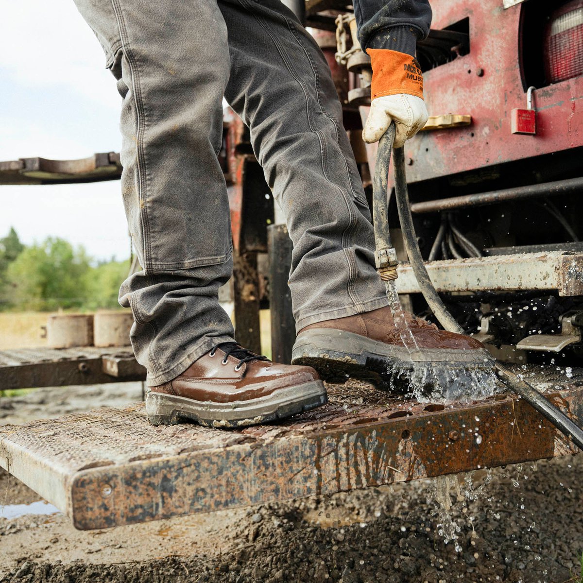 Ground Control 6" Brown Steel Toe / Danner