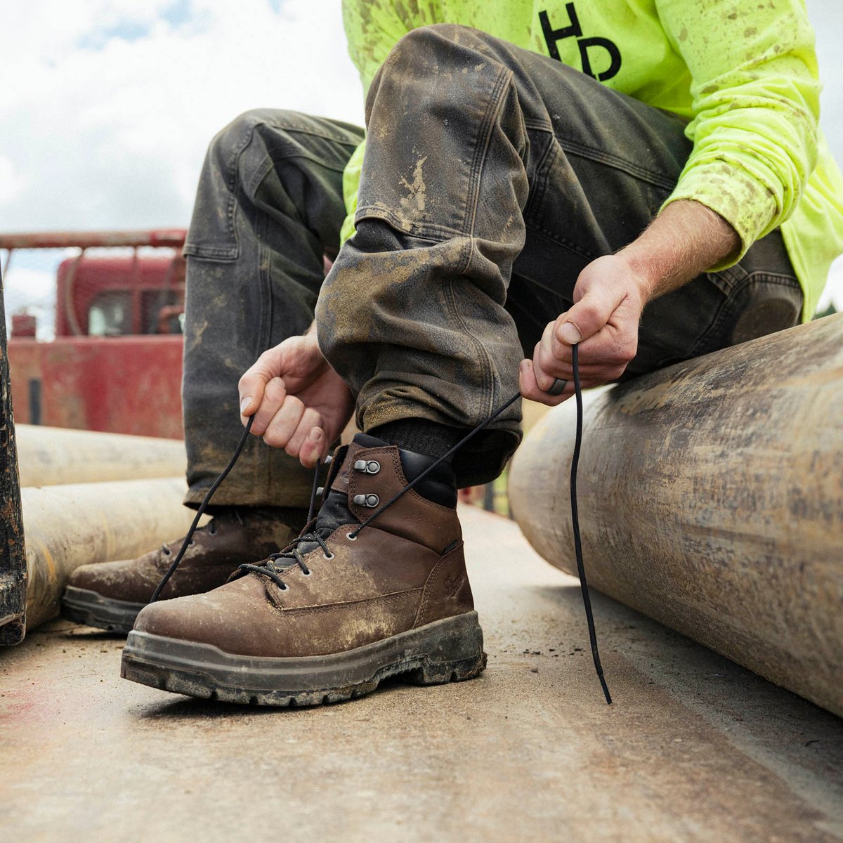 Ground Control 6" Brown Steel Toe / Danner