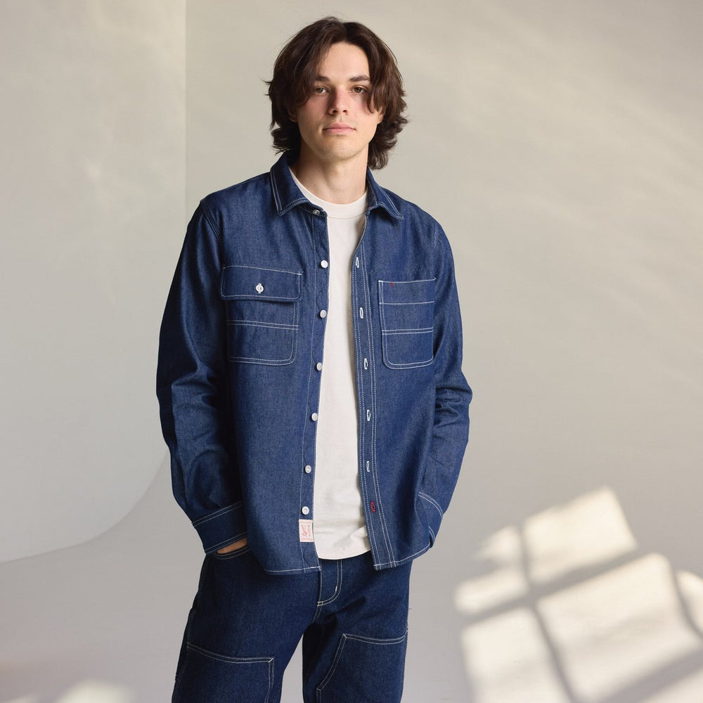 Larch Mt Denim Shirt Dark Wash Indigo / Danner