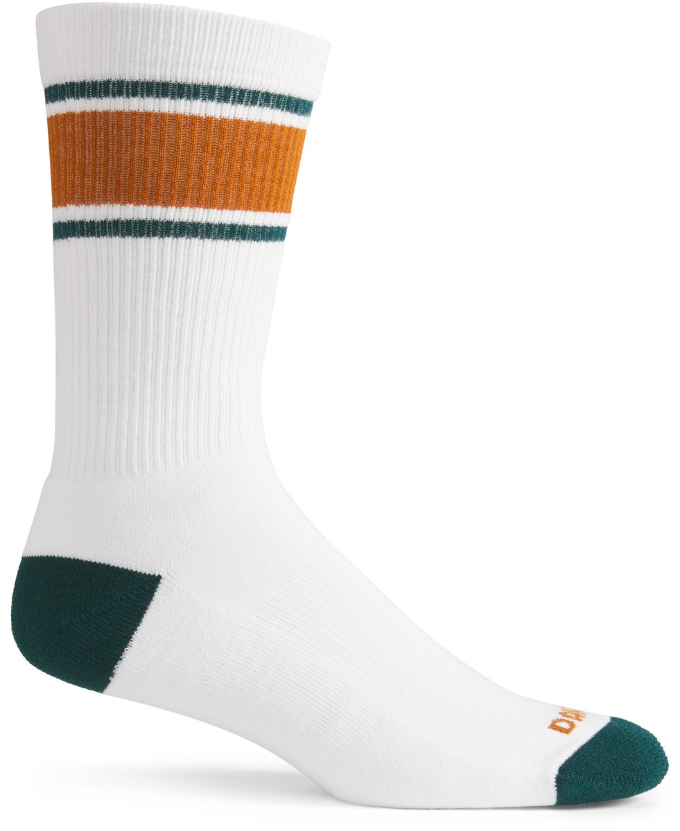 Jag Sock Lightweight Crew - White/Orange / Danner