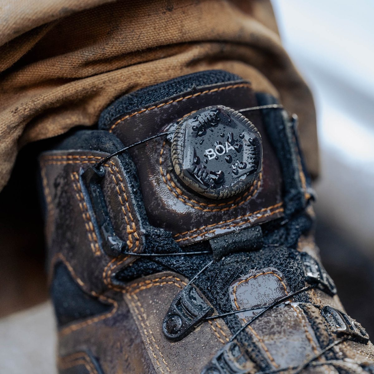Vicious BOA 4.5" Brown/Orange Composite Toe (NMT) / Danner