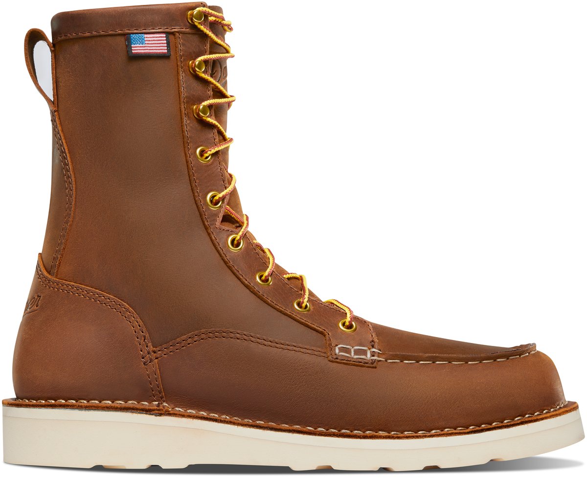 Bull Run Moc Toe 8" Tobacco Steel Toe / Danner
