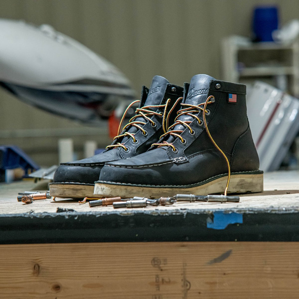 Bull Run Moc Toe 6" Black / Danner