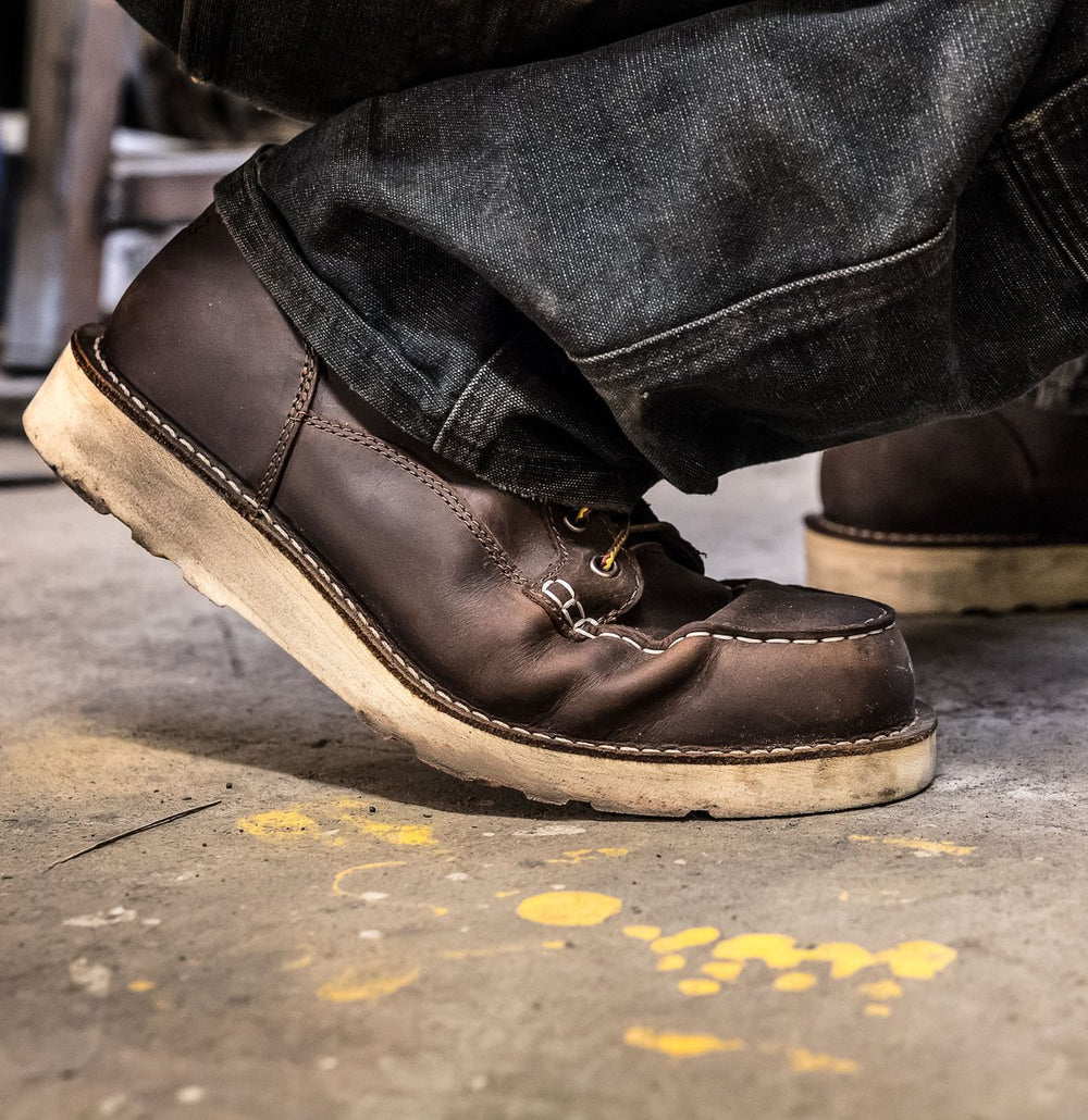 Bull Run Moc Toe 6" Brown Steel Toe / Danner