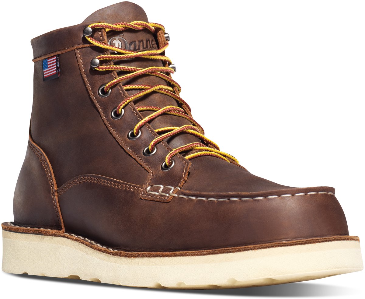 Bull Run Moc Toe 6" Brown Steel Toe / Danner