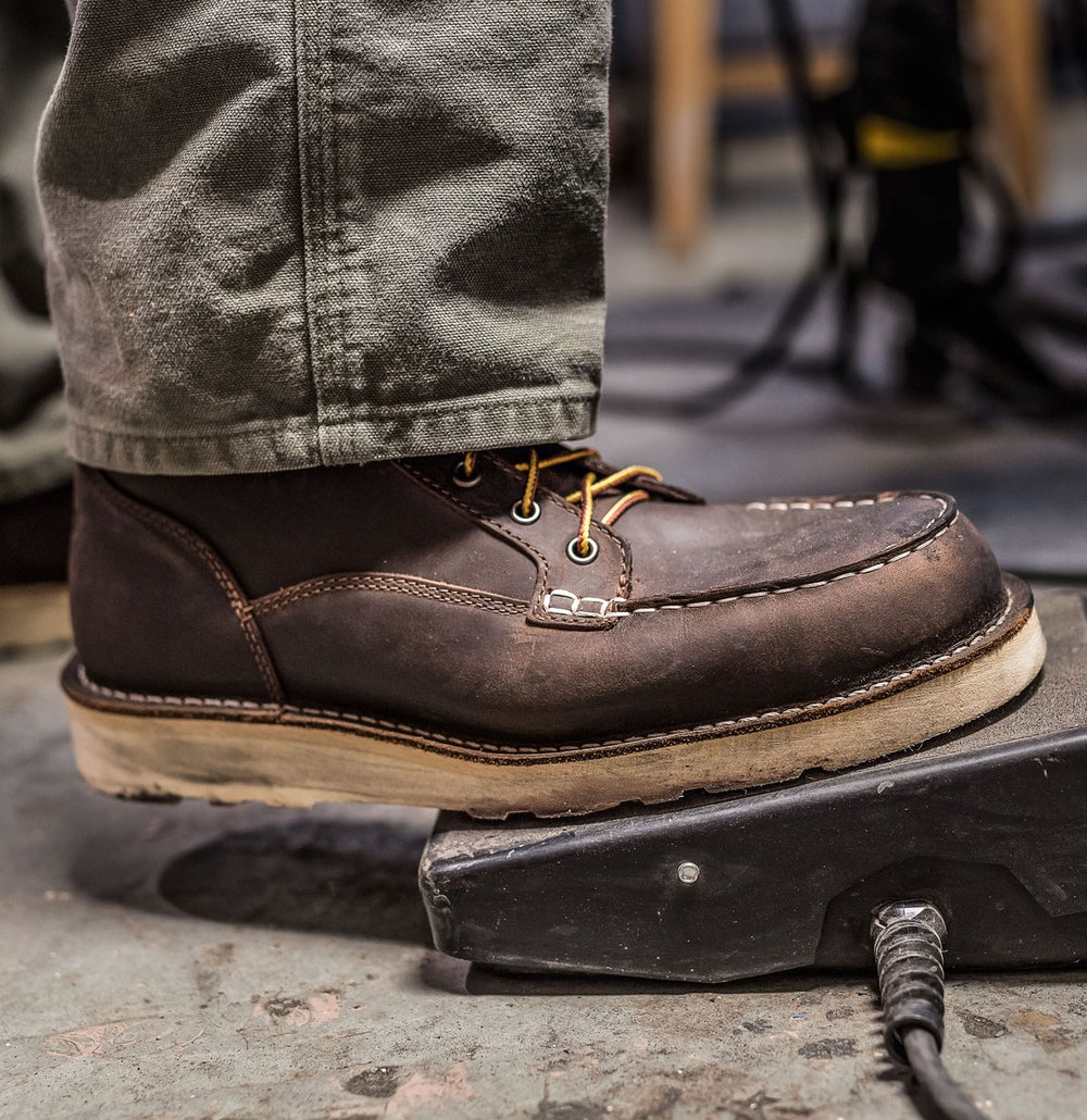 Bull Run Moc Toe 6" Brown Steel Toe / Danner