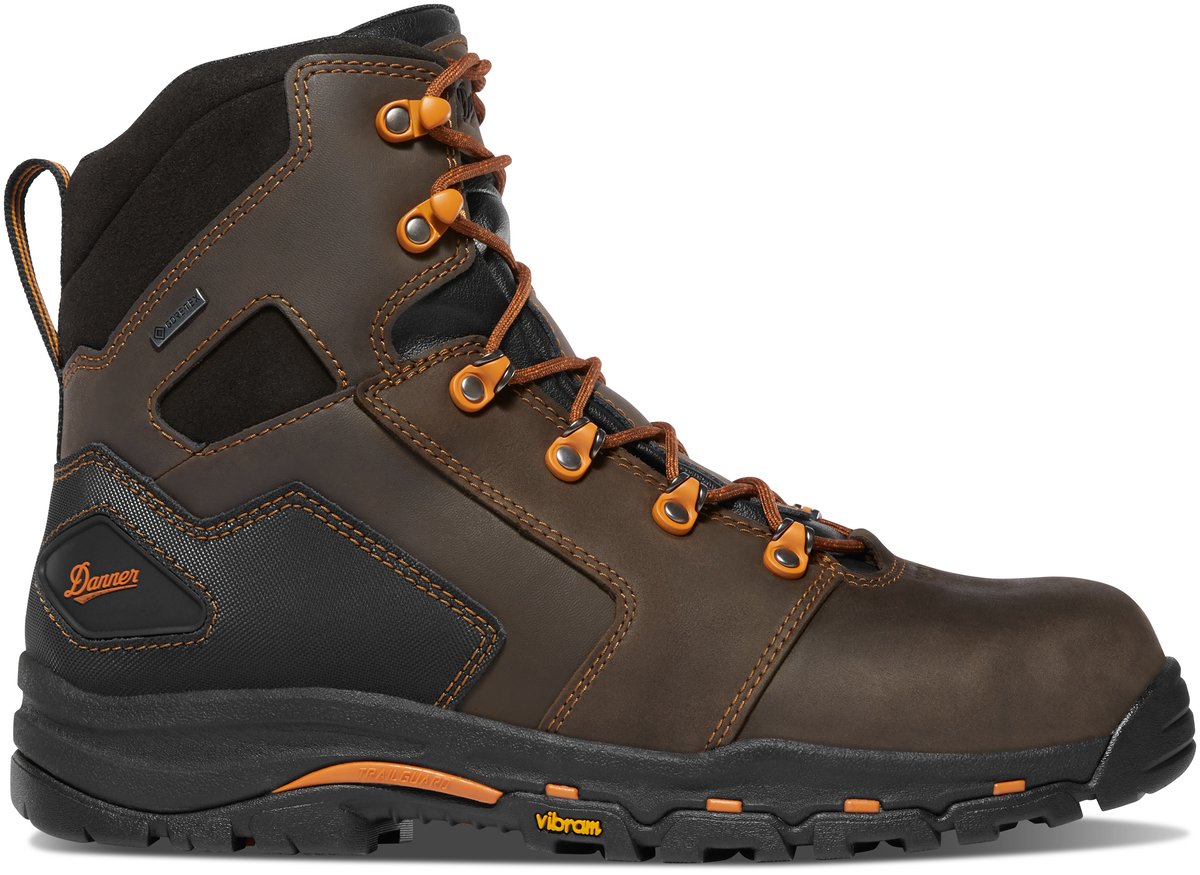 Vicious 6" Brown/Orange Composite Toe (NMT) / Danner