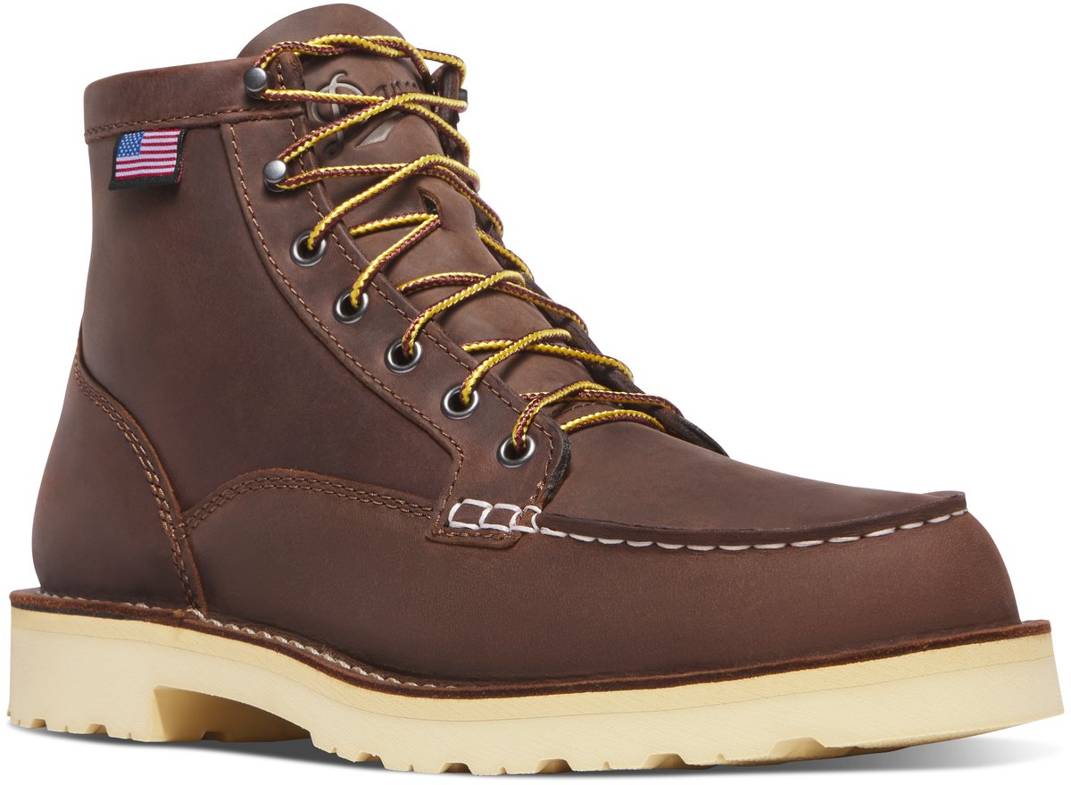Bull Run Moc Toe 6" Brown - Heel - Steel Toe / Danner