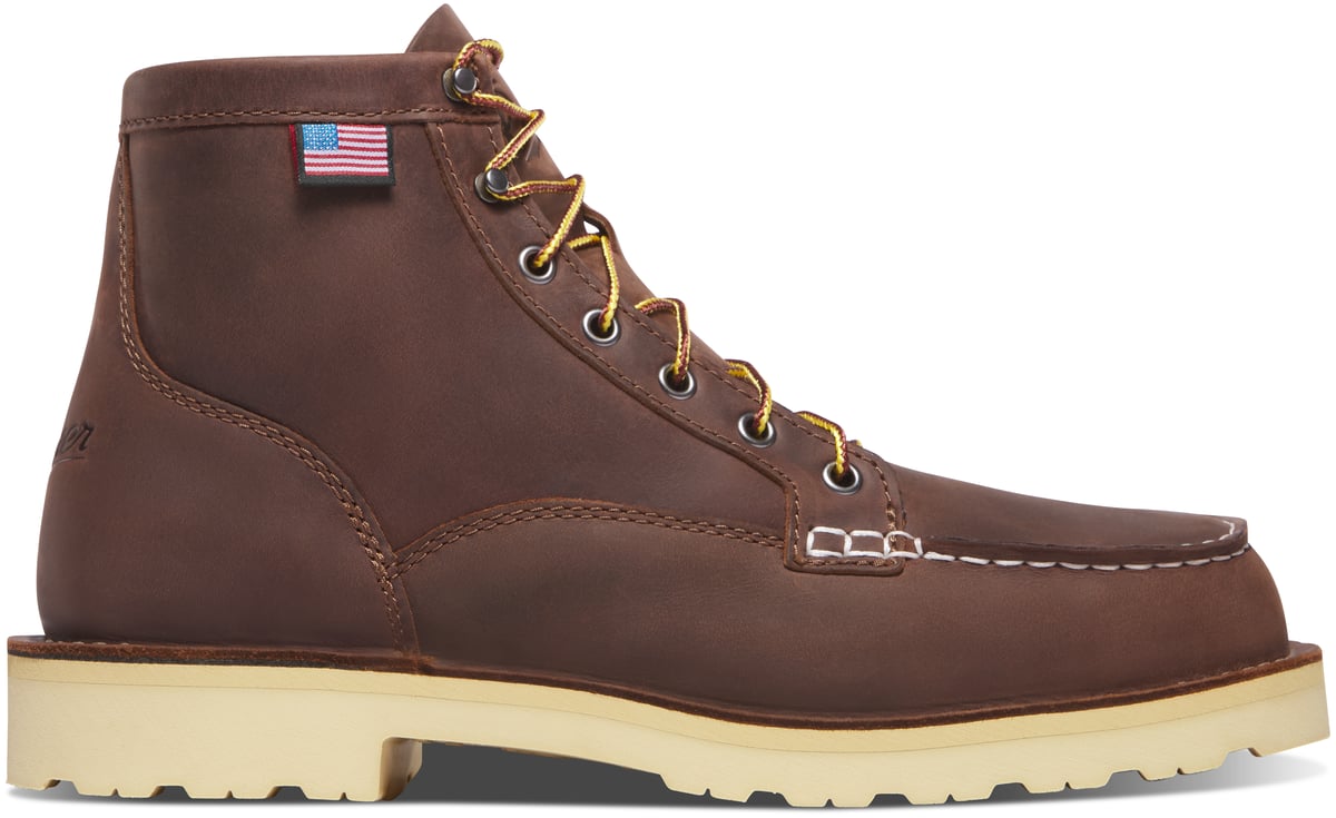 Bull Run Moc Toe 6" Brown - Heel / Danner