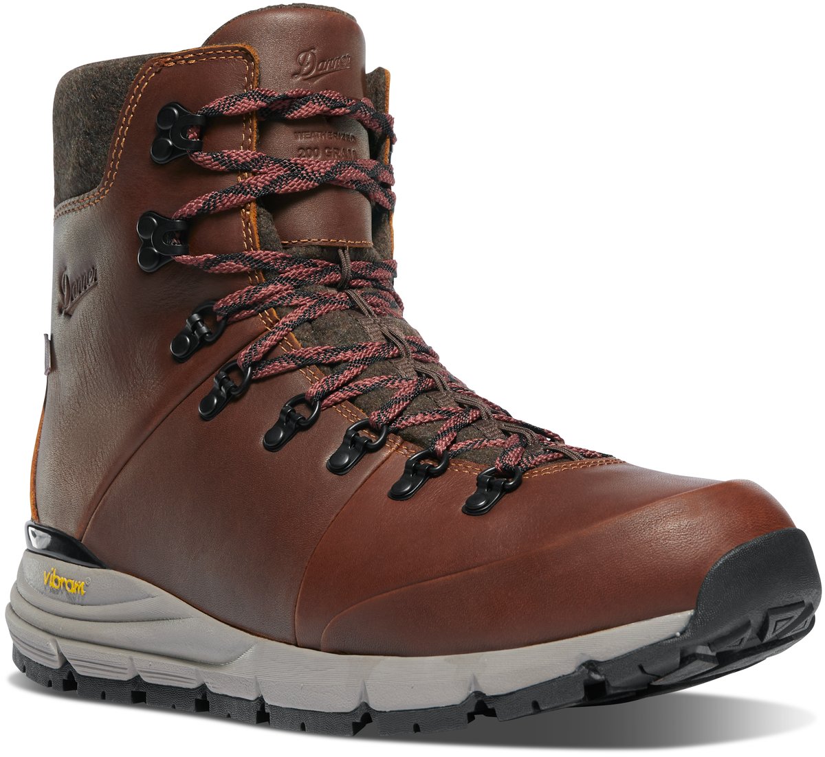 Arctic 600 Side-Zip  Roasted Pecan/Fired Brick Insulated 200G / Danner