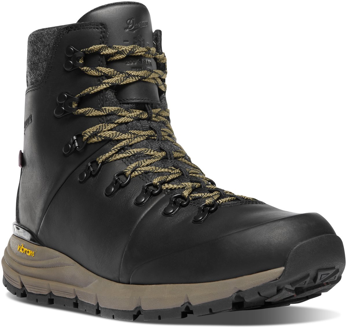 Arctic 600 Side-Zip Jet Black/Mojave Insulated 200G / Danner