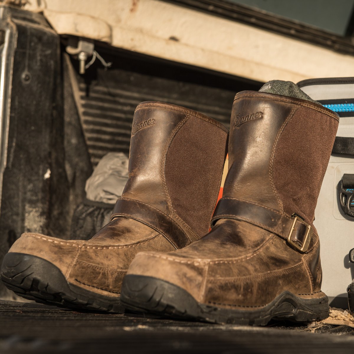Sharptail Rear Zip 10" Dark Brown / Danner
