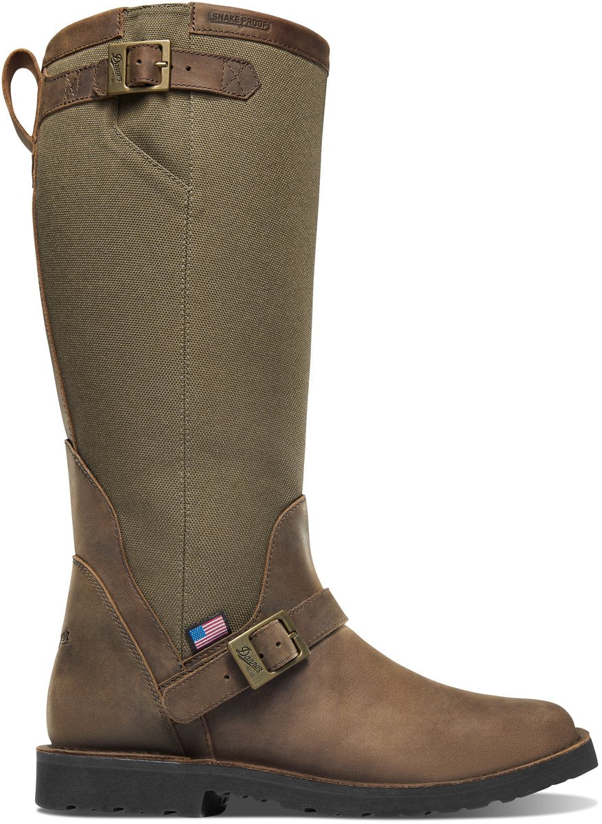 San Angelo Snake Boot Brown Square Toe / Danner
