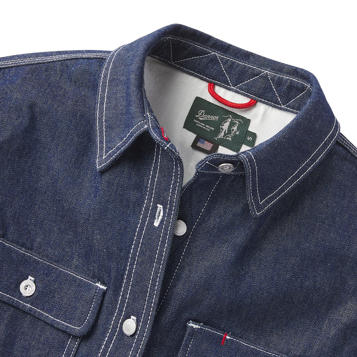 Larch Mt Denim Shirt Dark Wash Indigo / Danner