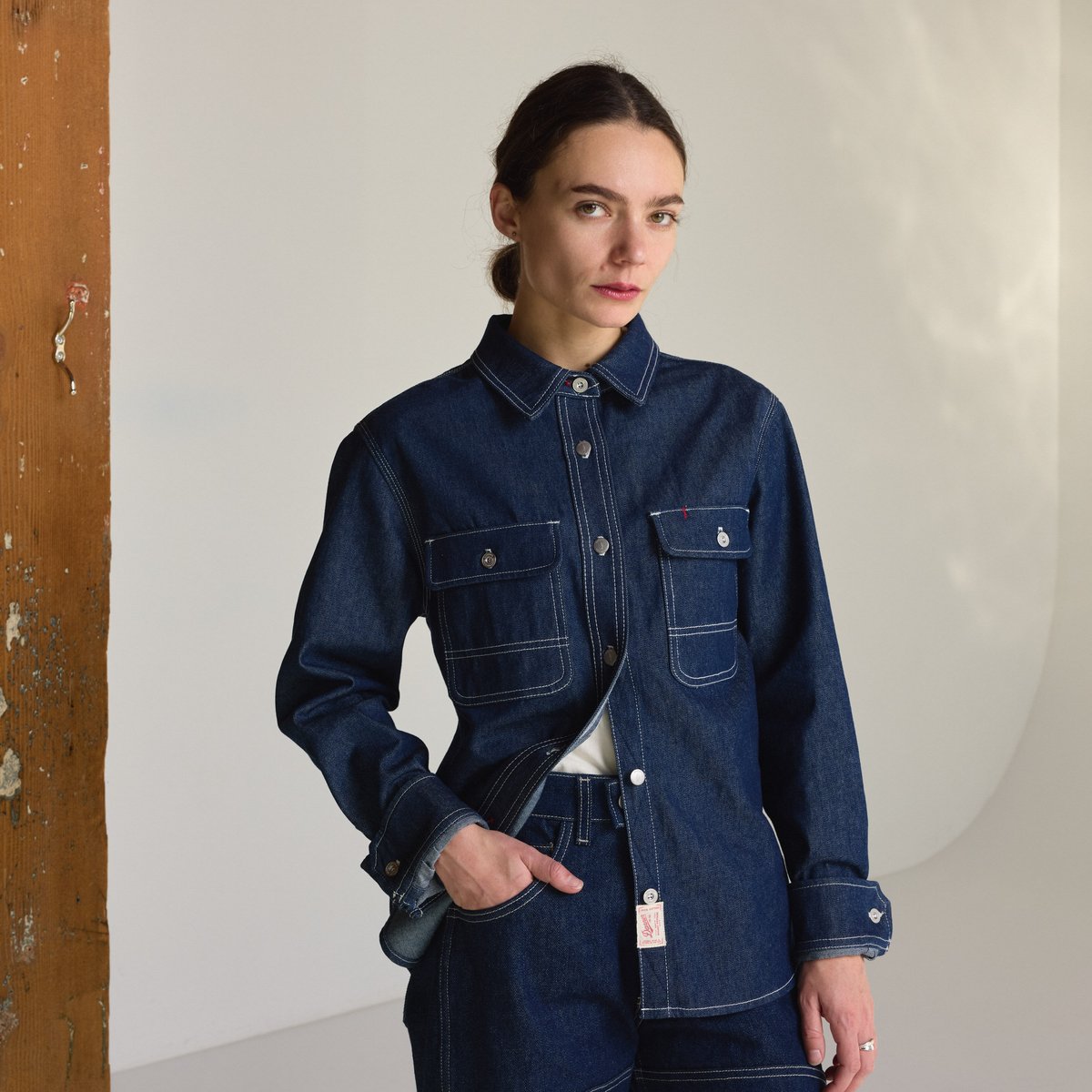 Larch Mt Denim Shirt Dark Wash Indigo / Danner