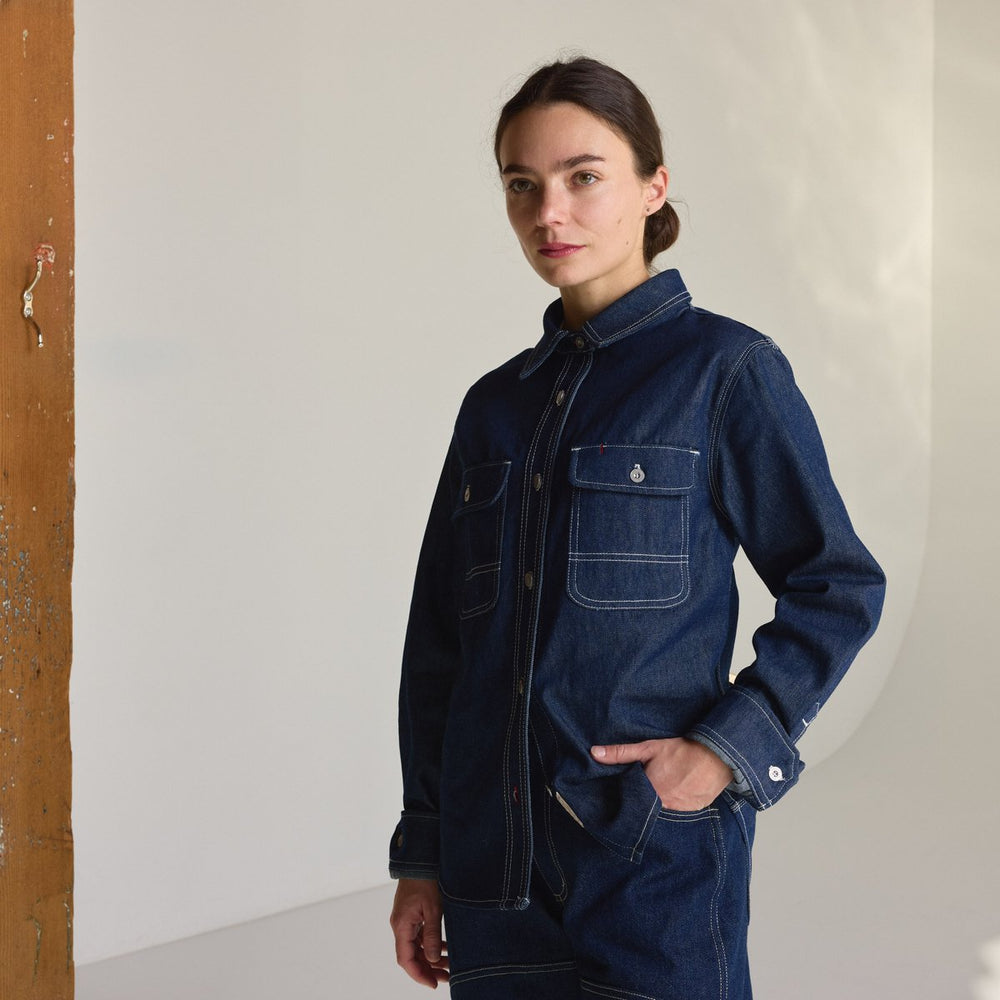 Larch Mt Denim Shirt Dark Wash Indigo / Danner