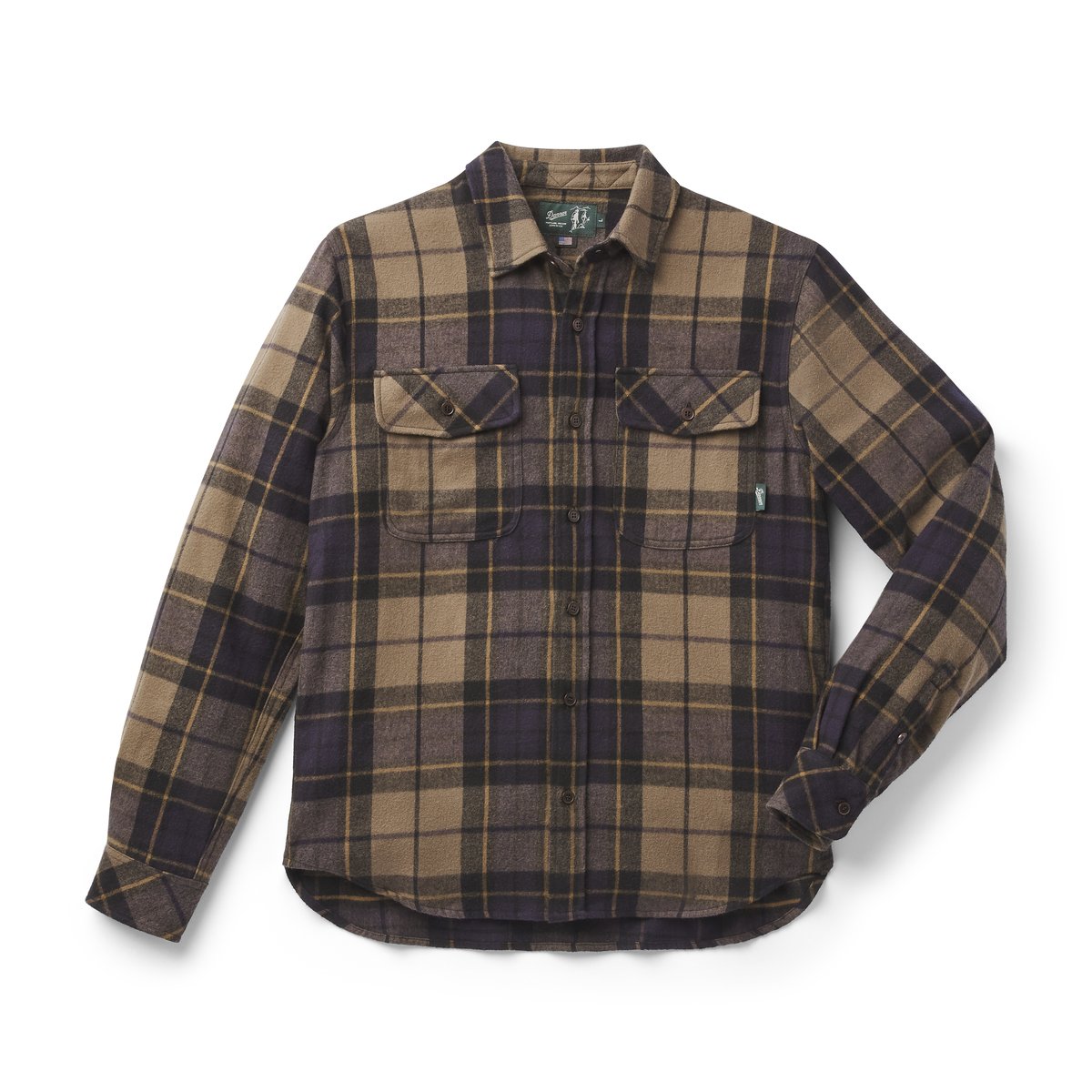 Cedar Mill Cotton Flannel Shirt  Navy/Olive Tartan Plaid / Danner