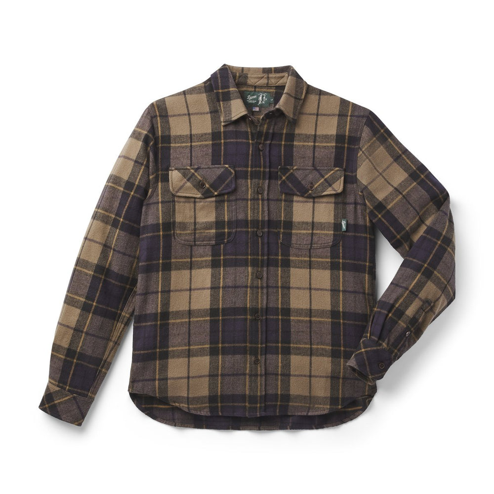 Cedar Mill Cotton Flannel Shirt  Navy/Olive Tartan Plaid / Danner