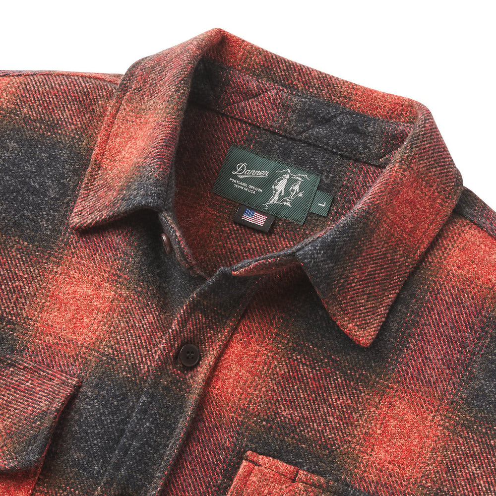 Cedar Mill Cotton Flannel Shirt  Ombre Buffalo Plaid / Danner