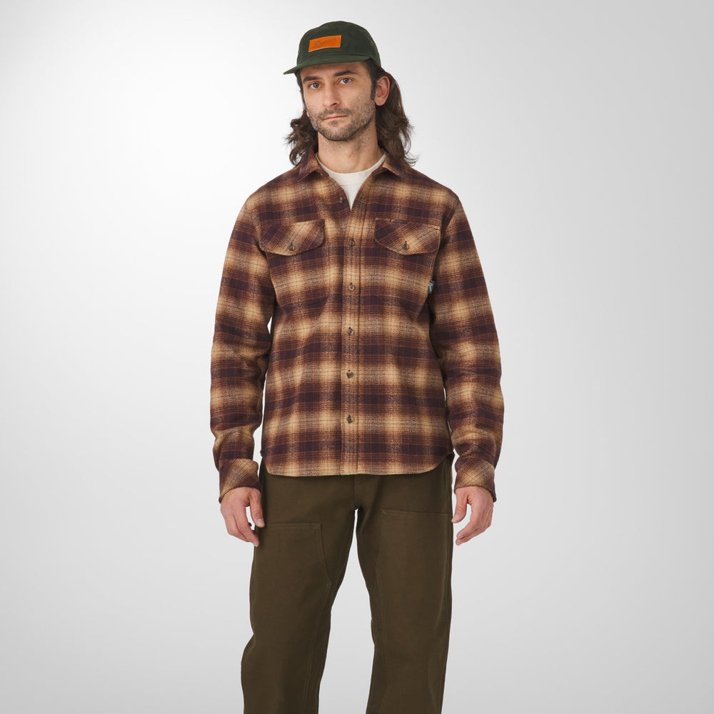 Cedar Mill Cotton Flannel Shirt  Espresso Plaid / Danner