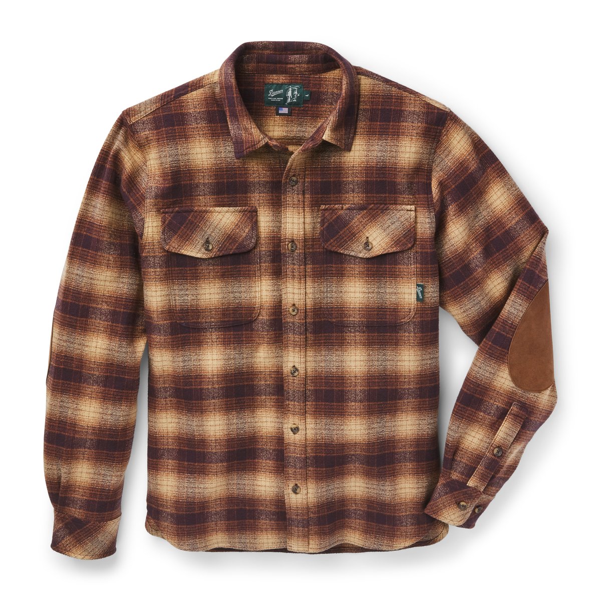 Cedar Mill Cotton Flannel Shirt  Espresso Plaid / Danner