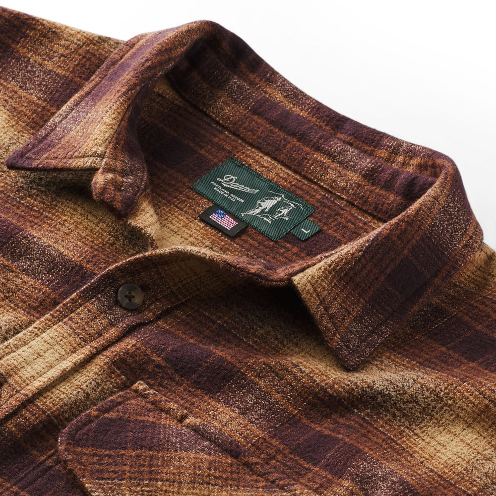 Cedar Mill Cotton Flannel Shirt  Espresso Plaid / Danner