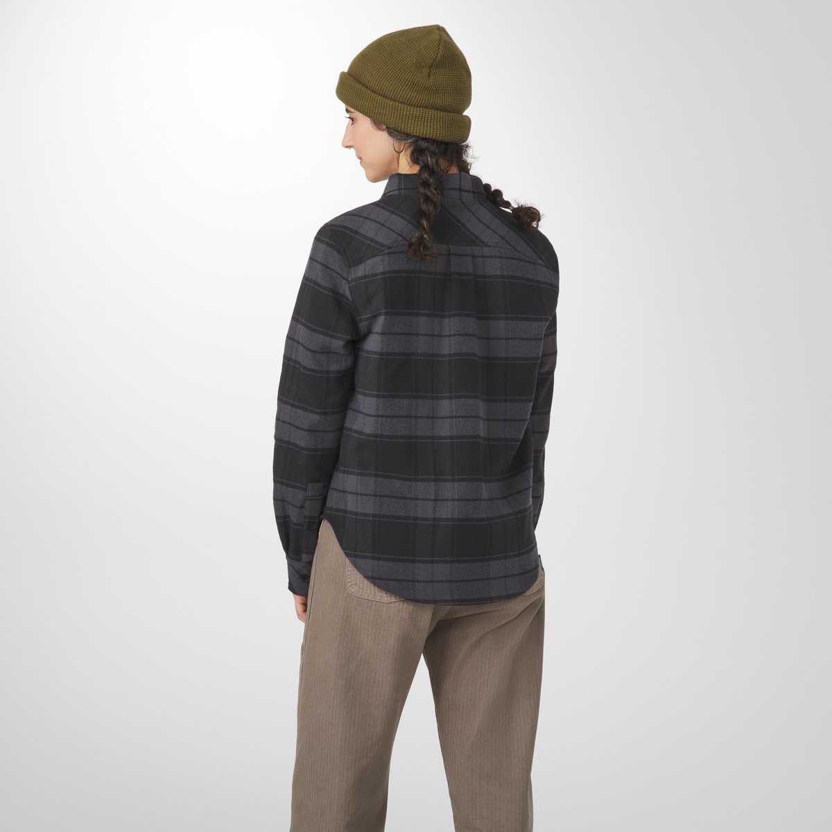 Sauvie Cotton Flannel Shirt  Black Plaid / Danner