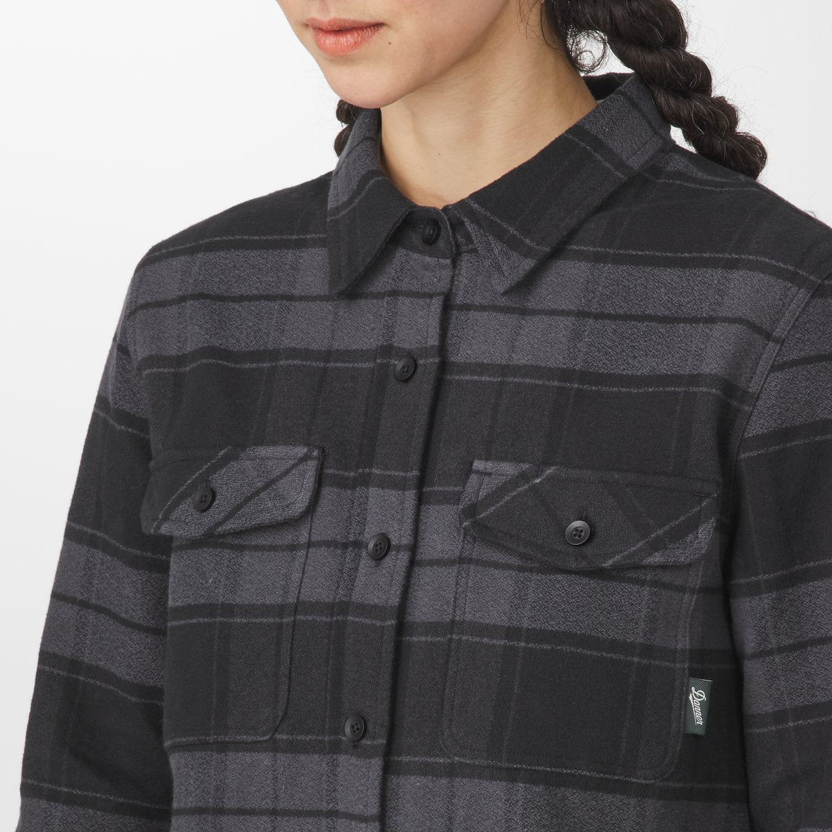 Sauvie Cotton Flannel Shirt  Black Plaid / Danner