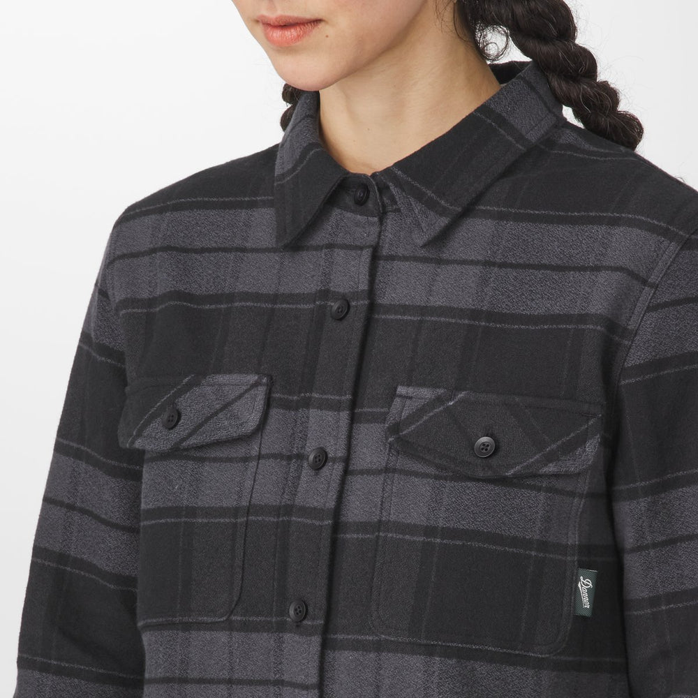 Sauvie Cotton Flannel Shirt  Black Plaid / Danner
