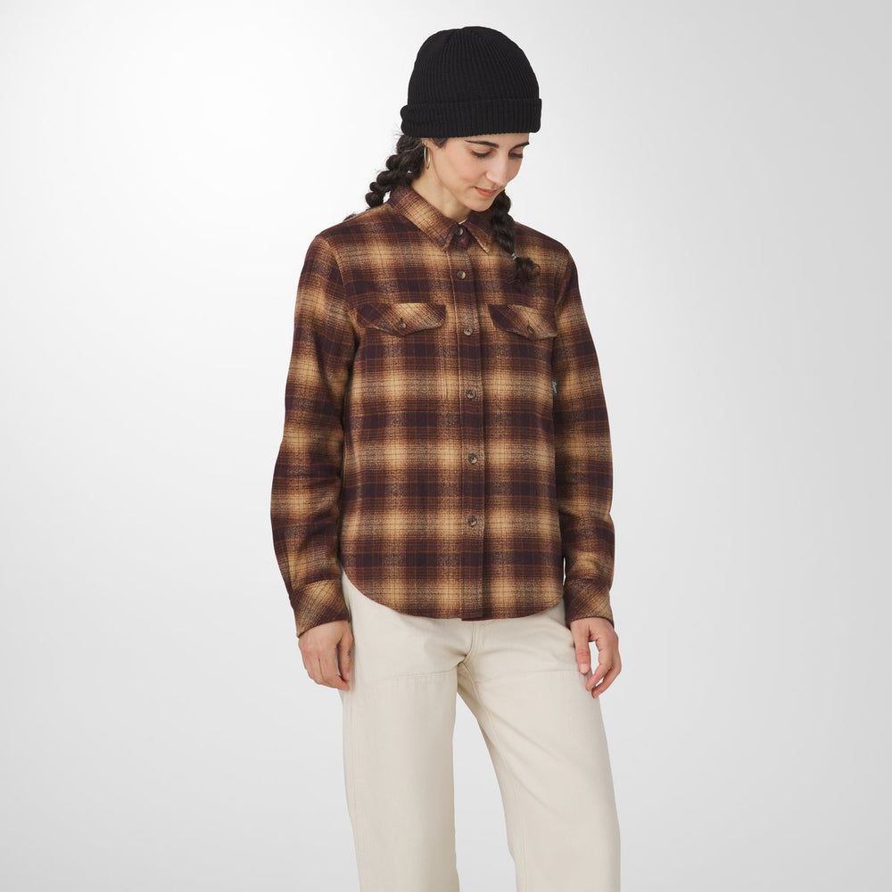 Sauvie Cotton Flannel Shirt  Espresso Plaid / Danner
