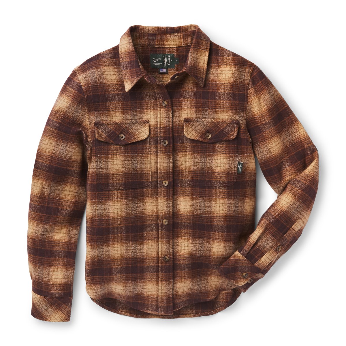 Sauvie Cotton Flannel Shirt  Espresso Plaid / Danner