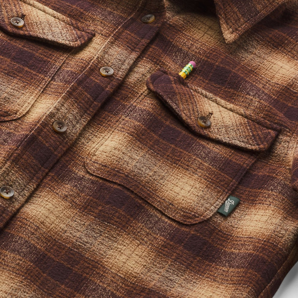 Sauvie Cotton Flannel Shirt  Espresso Plaid / Danner