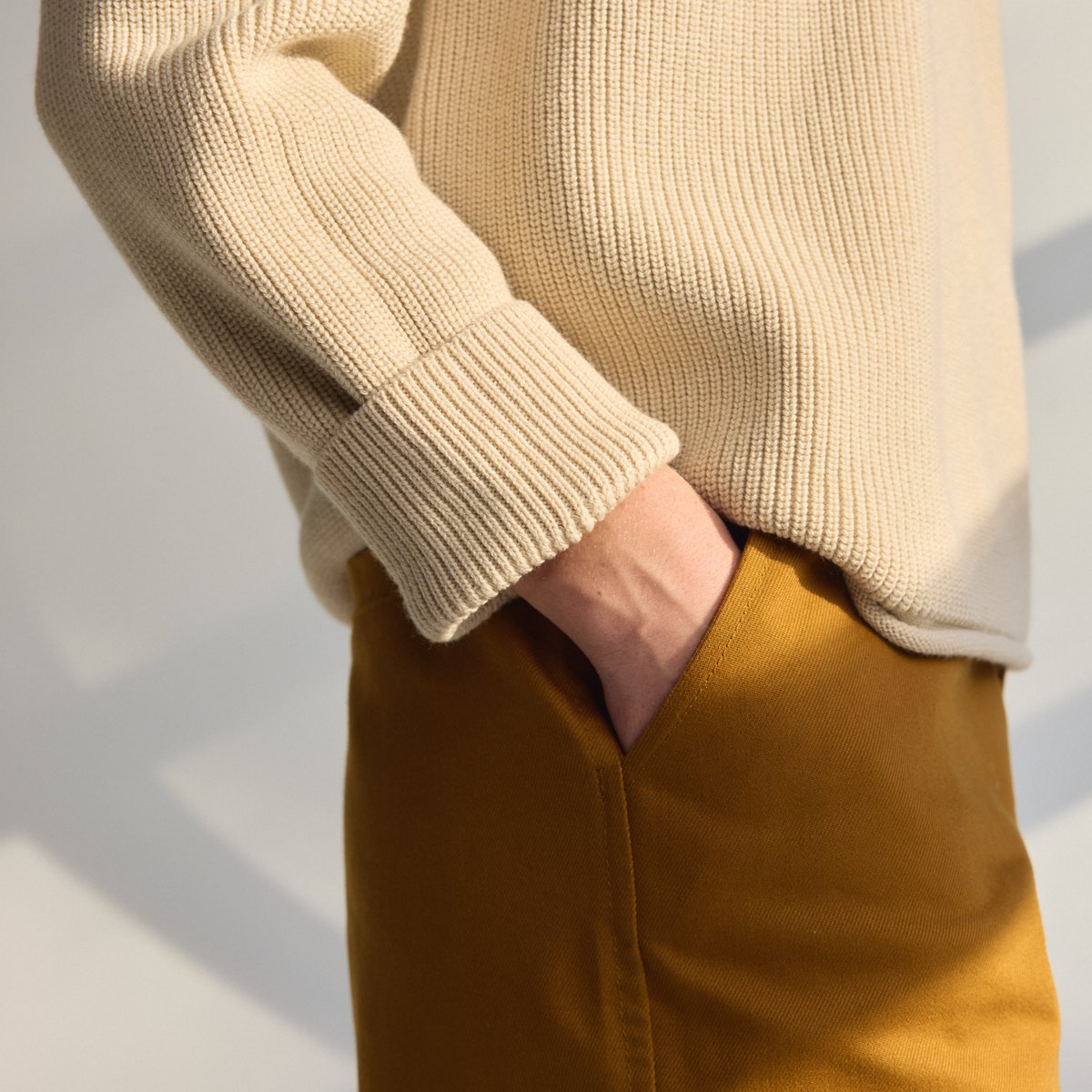 DWR Wool/Cotton Sweater Castle Wall / Danner