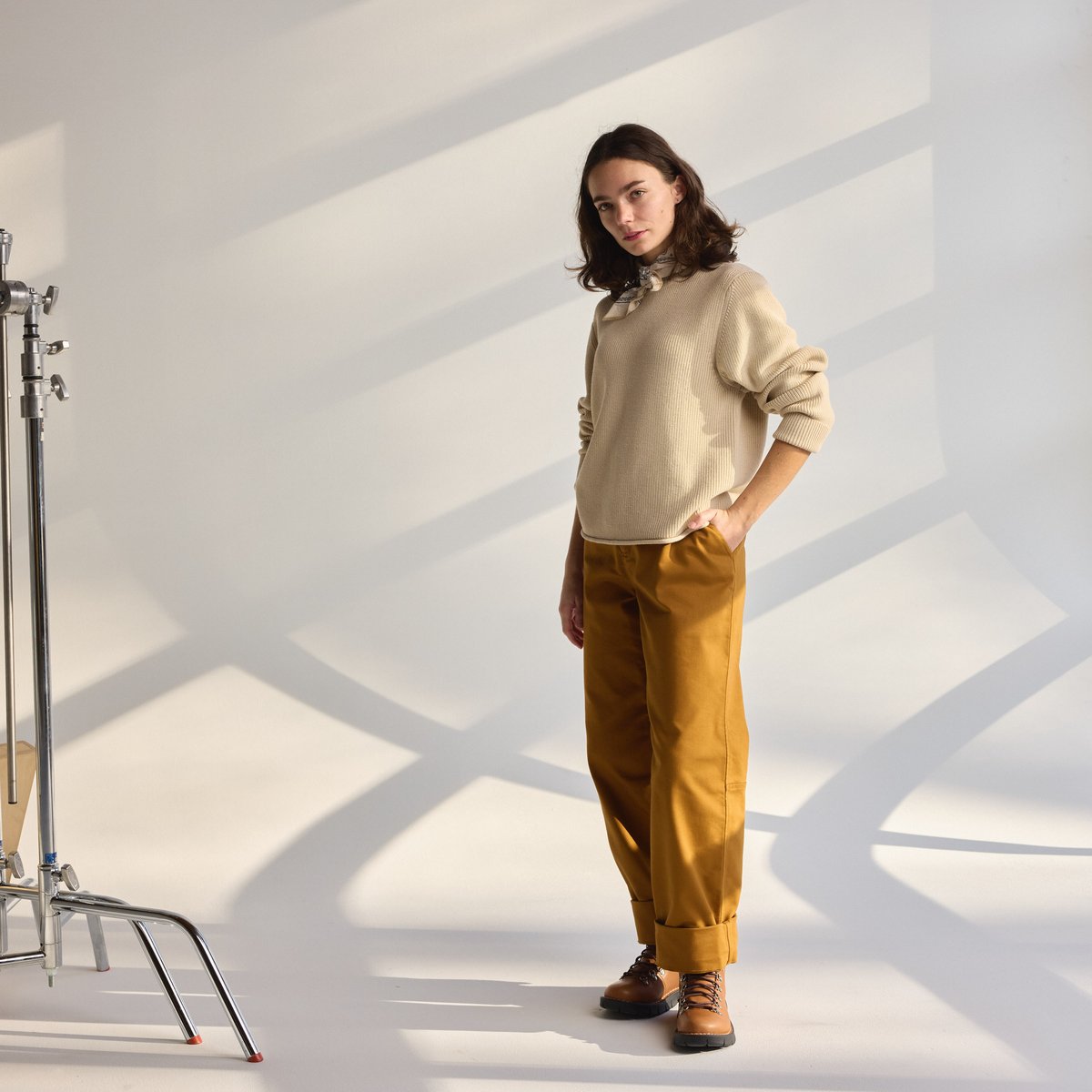DWR Wool/Cotton Sweater Castle Wall / Danner
