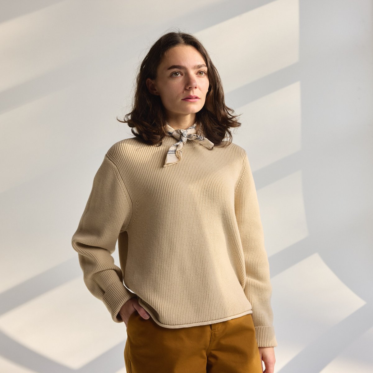 DWR Wool/Cotton Sweater Castle Wall / Danner