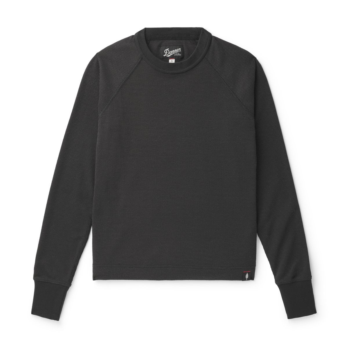 Santiam Waffle LS Tee Black / Danner