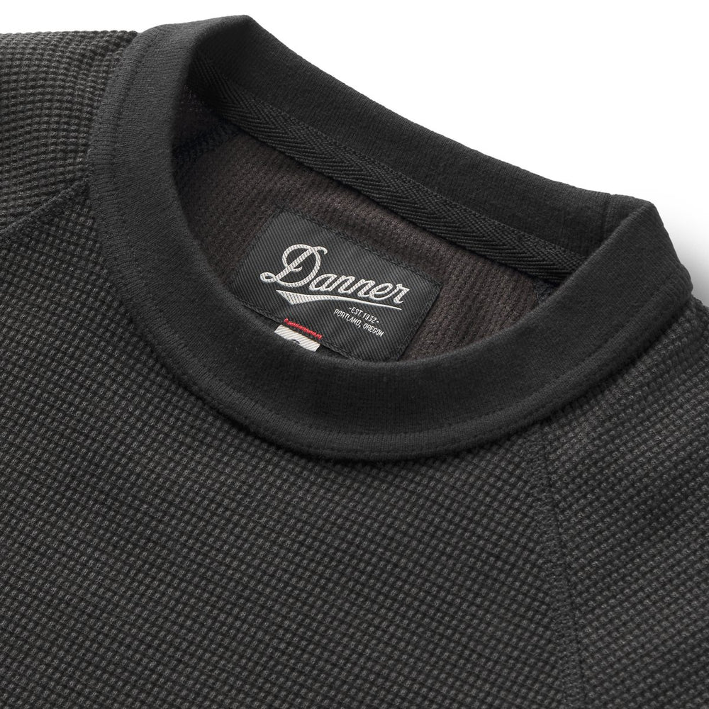 Santiam Waffle LS Tee Black / Danner