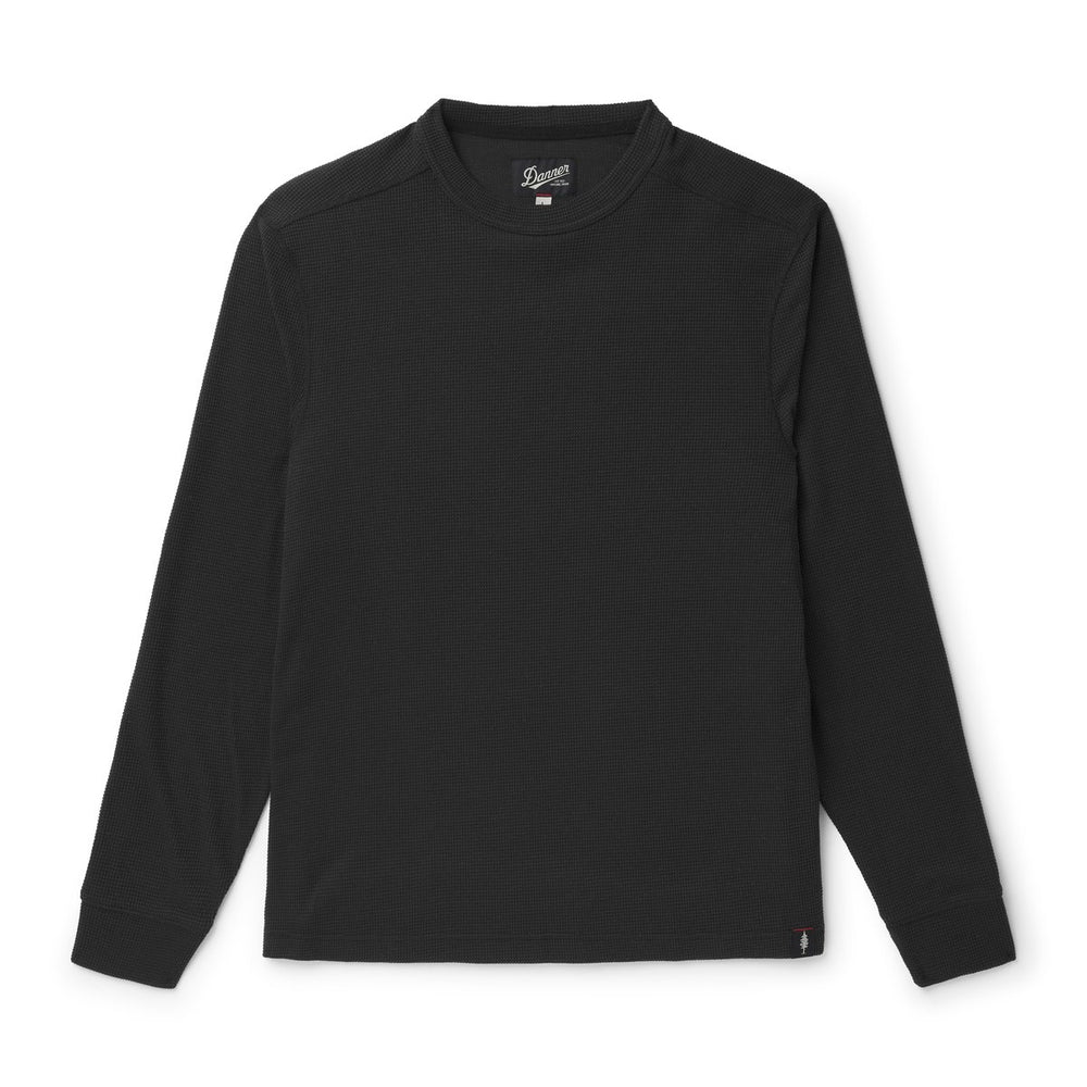 Santiam Waffle LS Tee Black / Danner