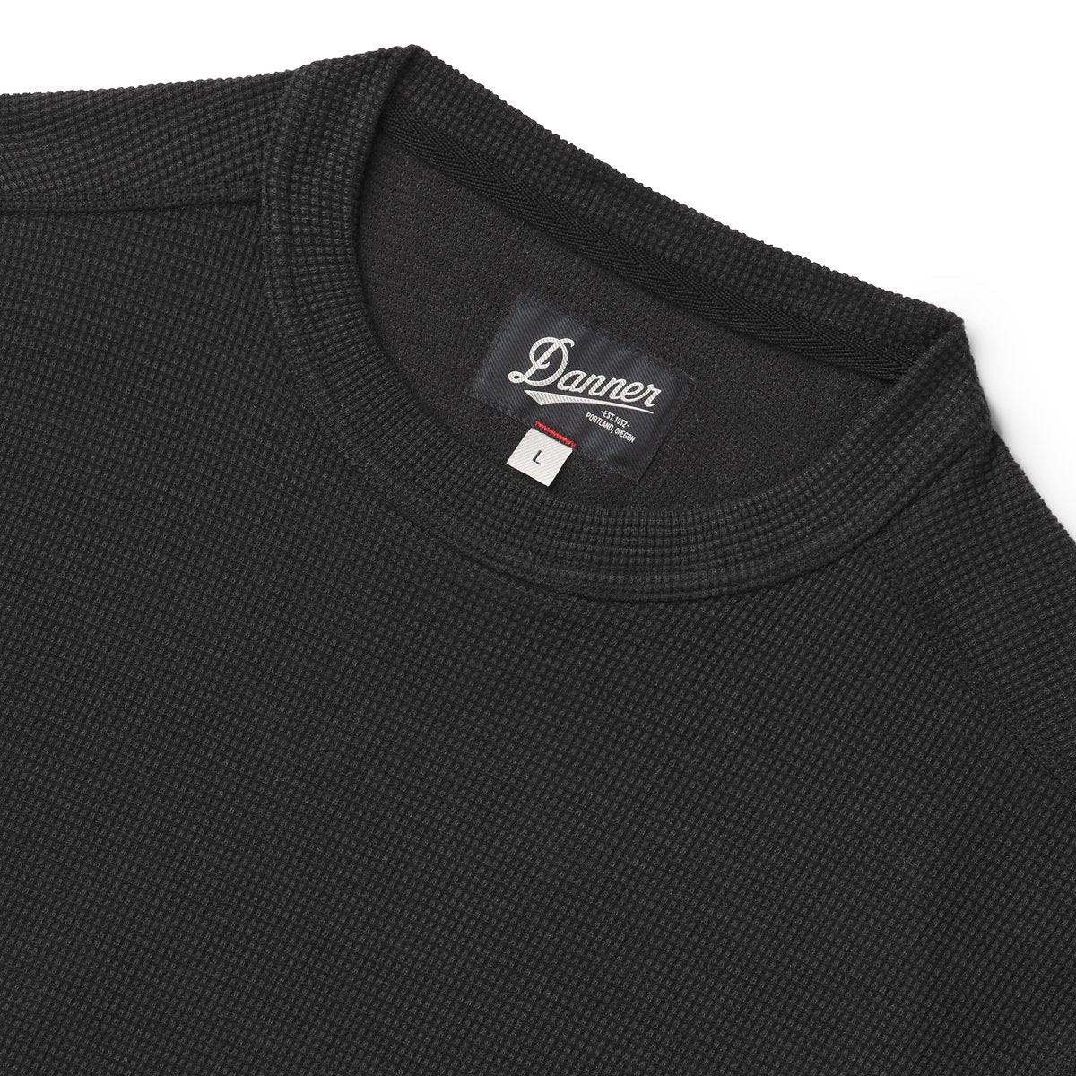Santiam Waffle LS Tee Black / Danner