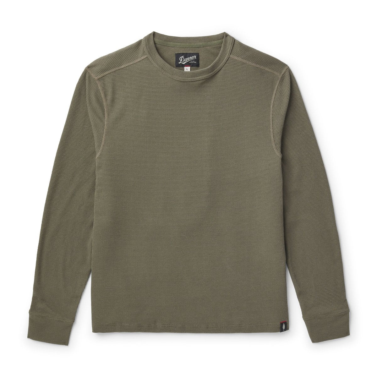 Santiam Waffle LS Tee Dusty Olive / Danner