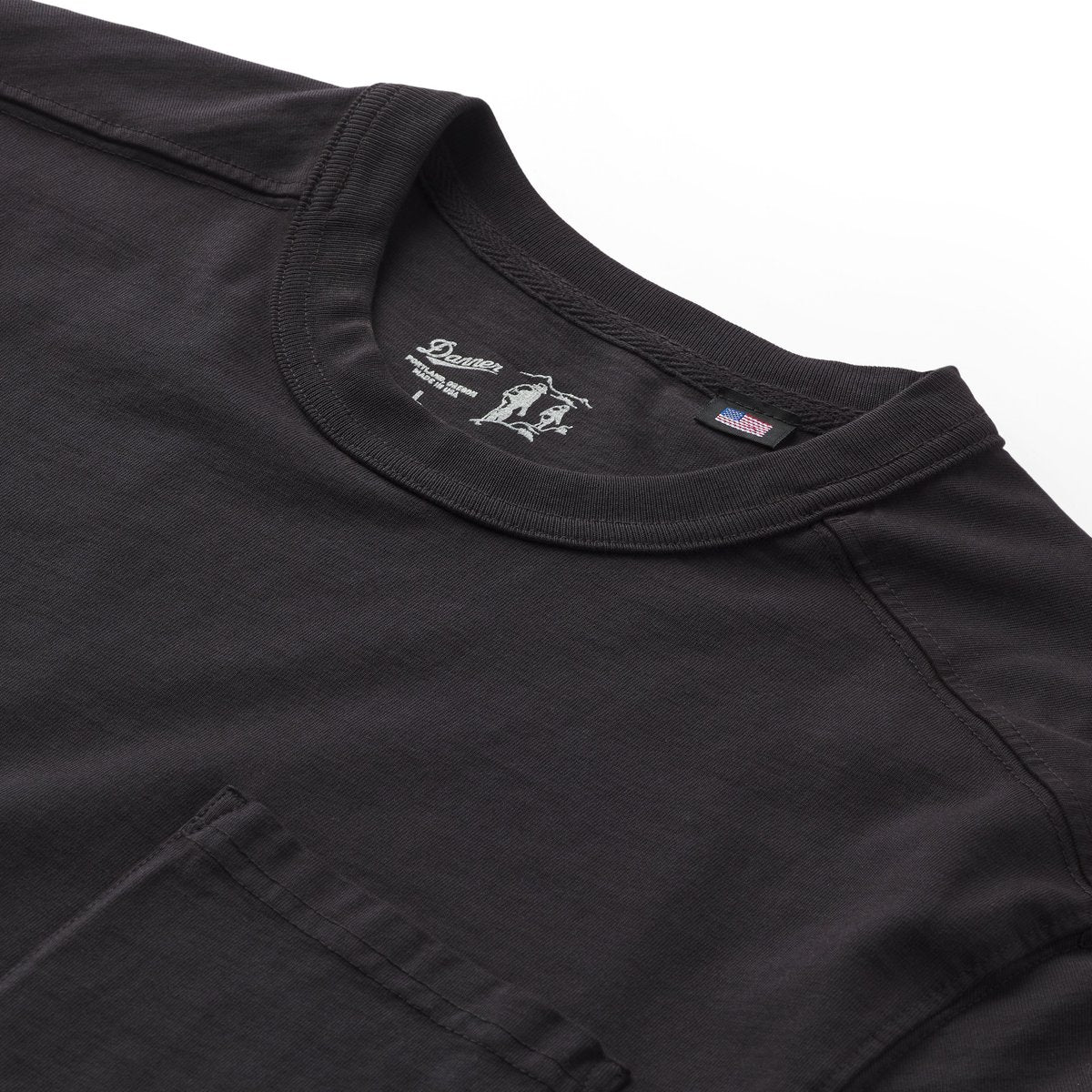 Heavyweight Pocket Tee Black / Danner