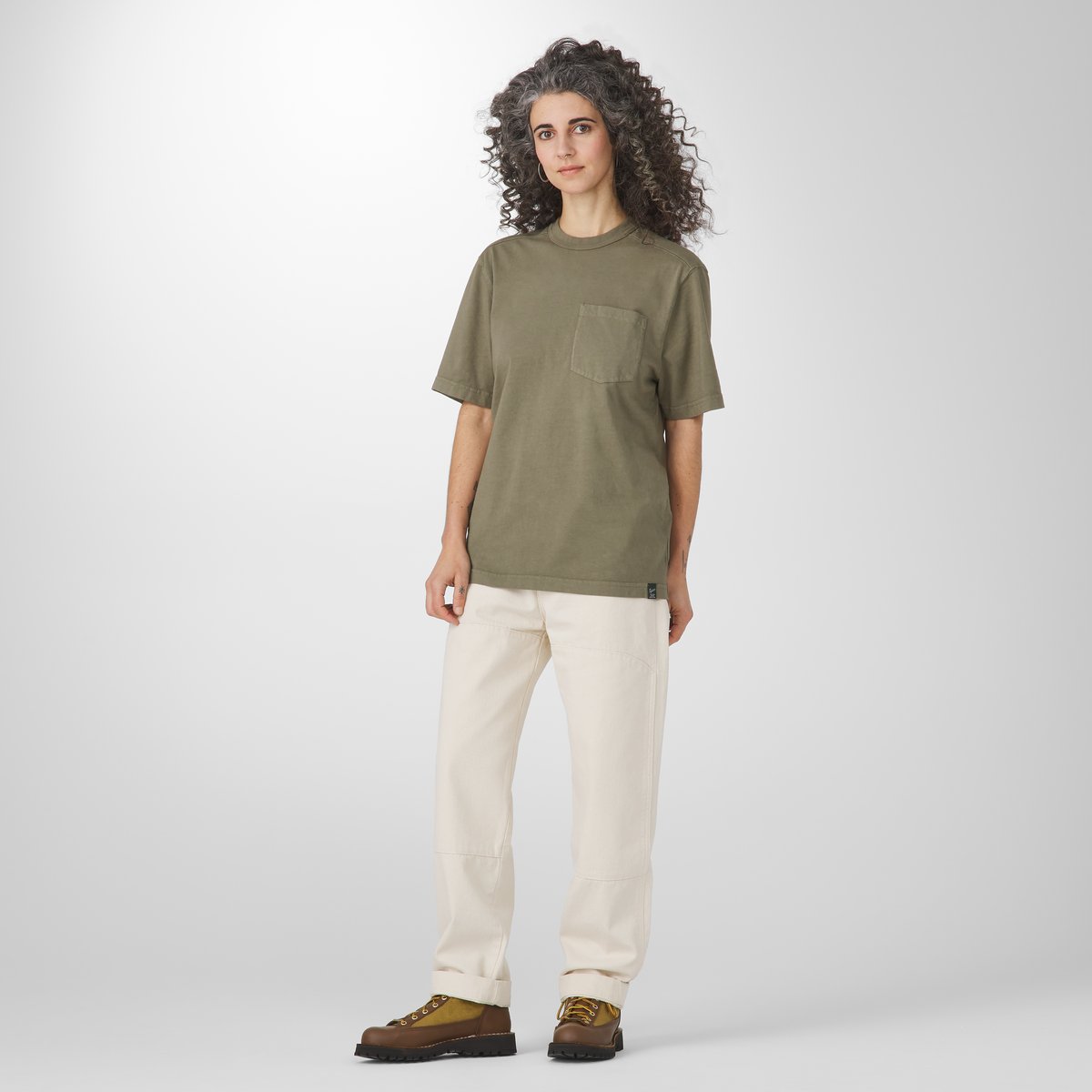 Heavyweight Pocket Tee Dusty Olive / Danner