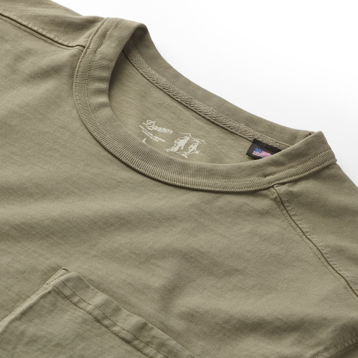 Heavyweight Pocket Tee Dusty Olive / Danner