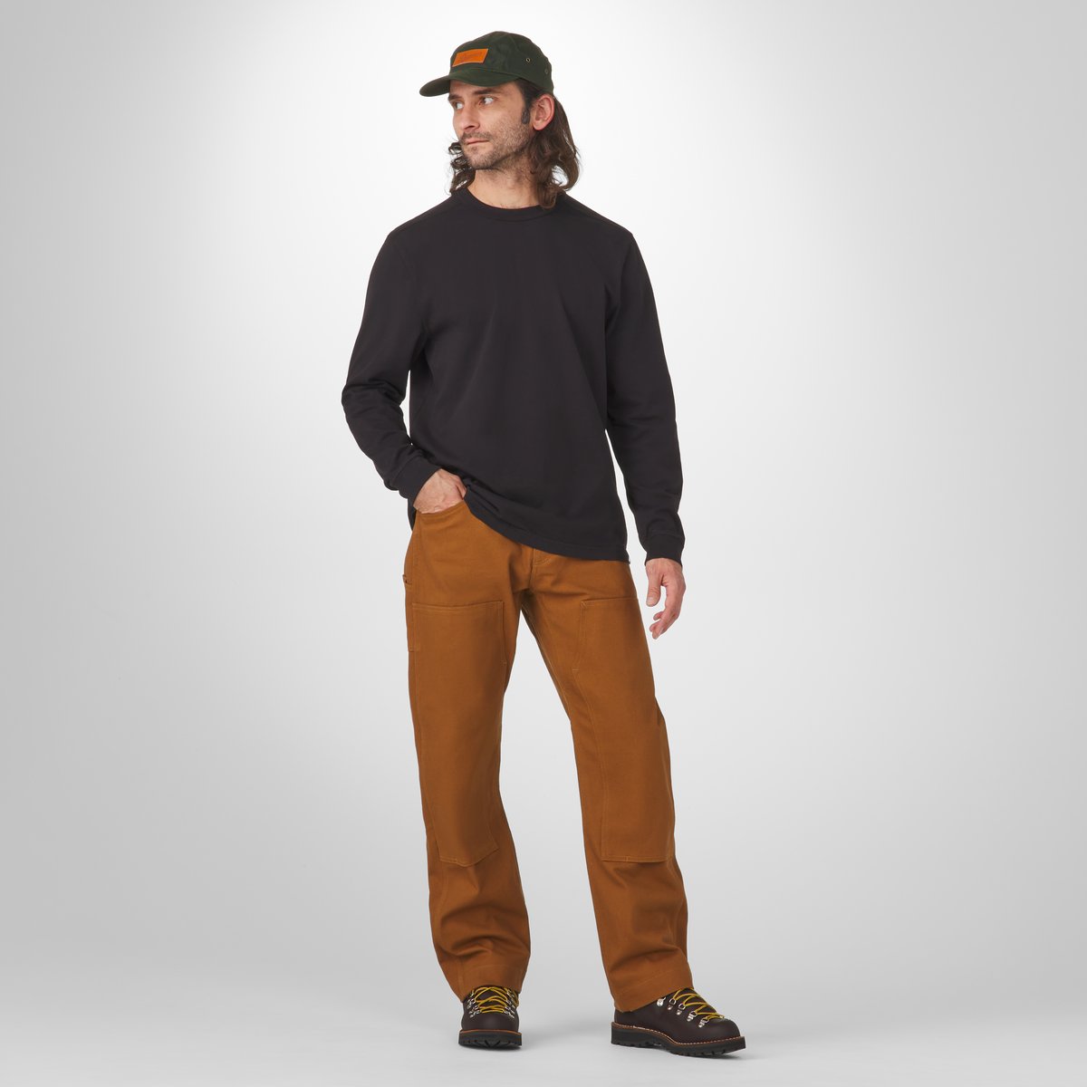 Heavyweight Long Sleeve Tee Black / Danner