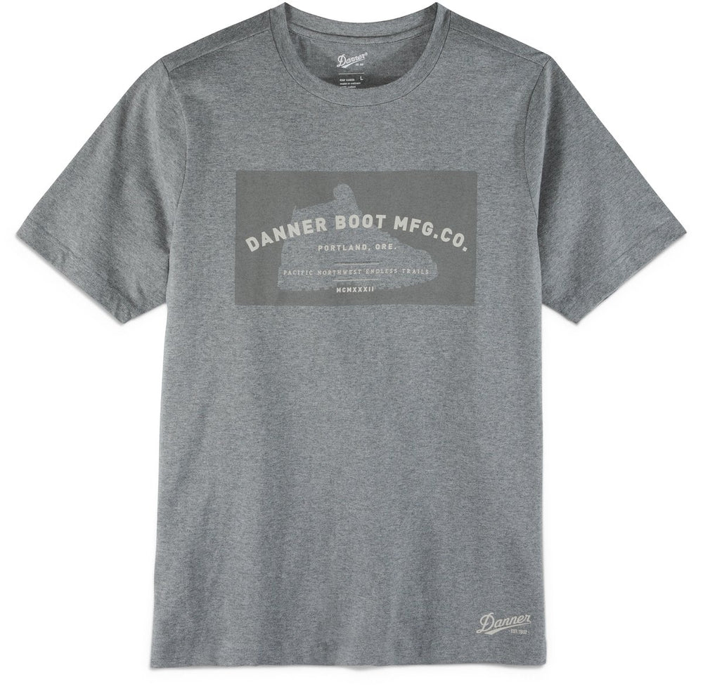 License Plate Tee Heather Gray / Danner