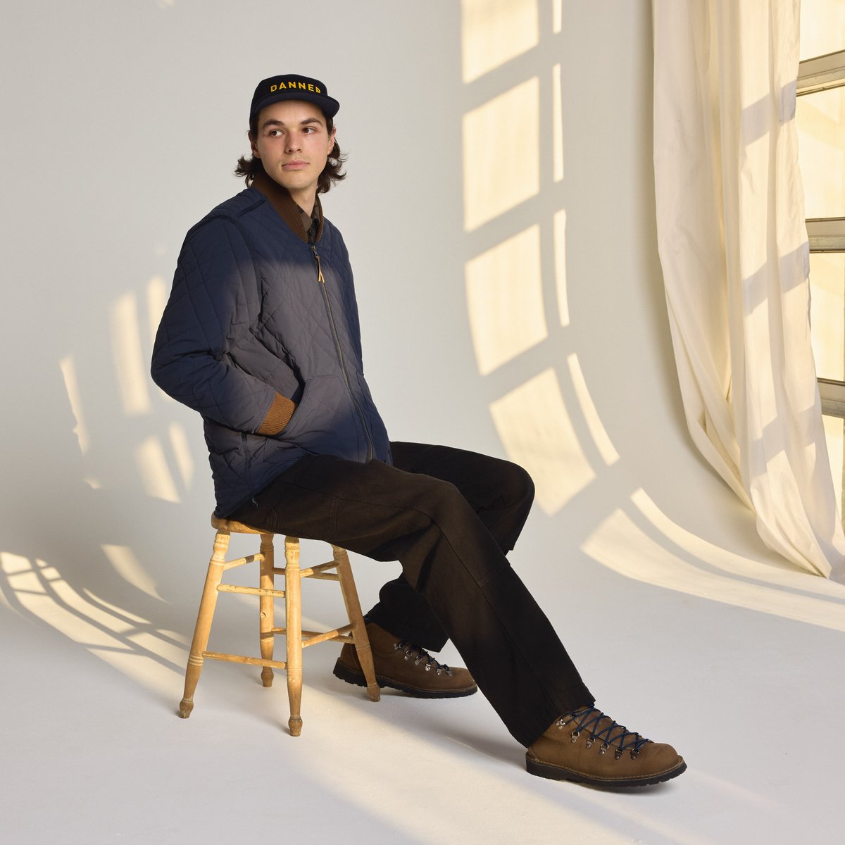 Kenton Double Knee Pants  Herringbone Black / Danner