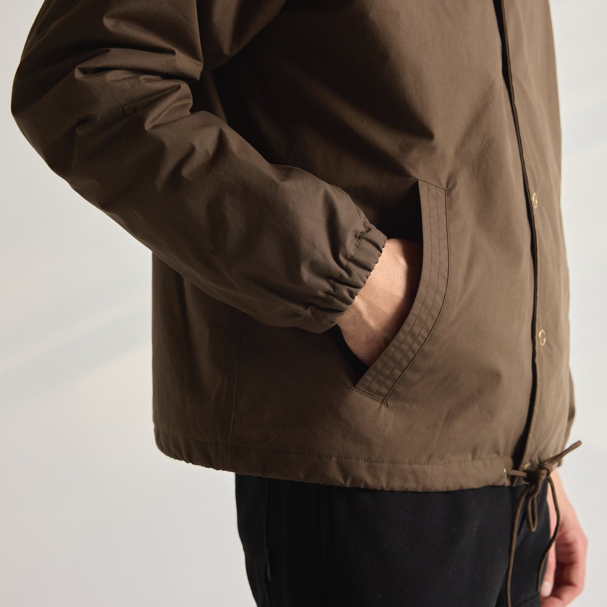 Waxed Primaloft® Coaches Jacket Brown / Danner